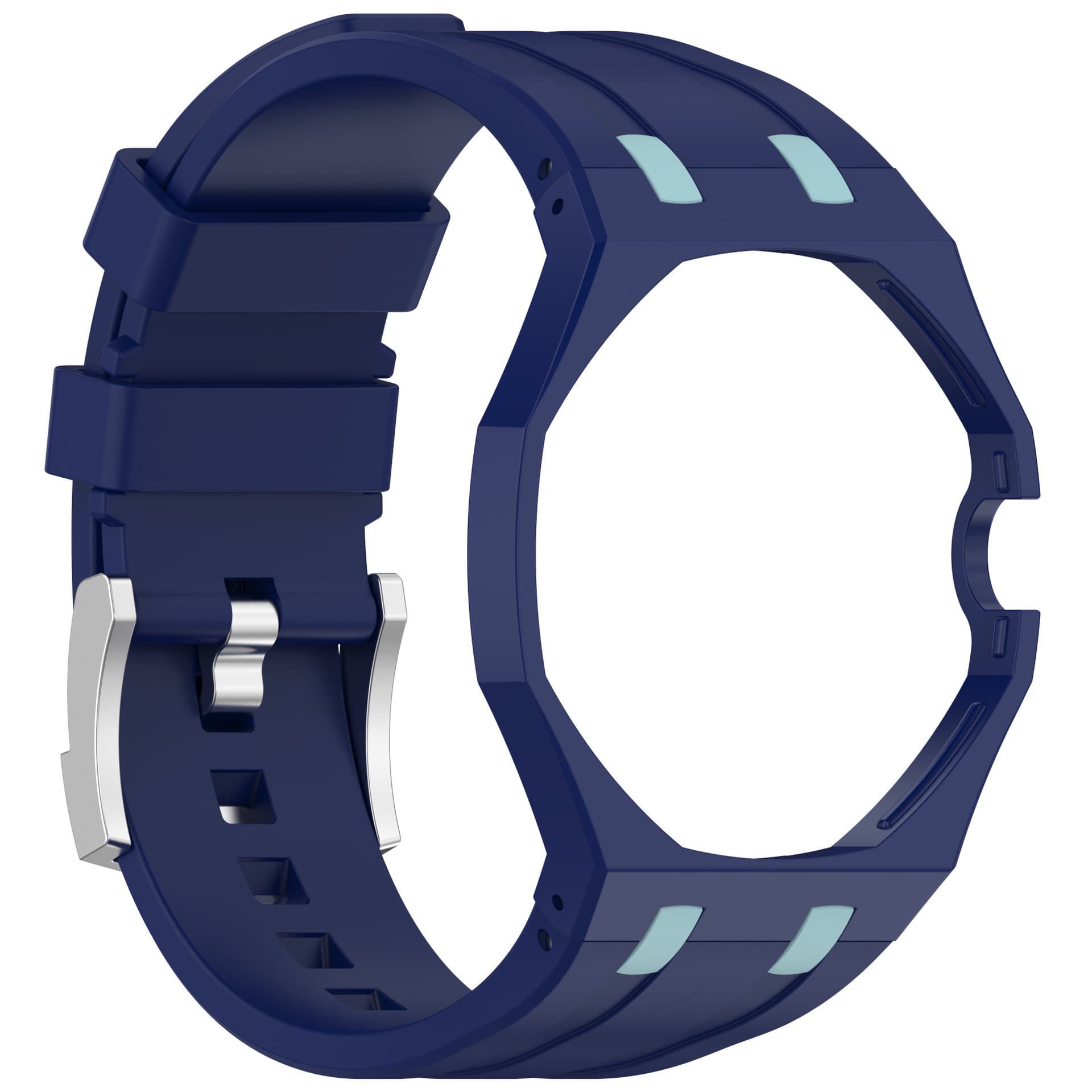 Bracelet de montre en silicone compatible avec les montres de poche Swatch AP RPop Joint.