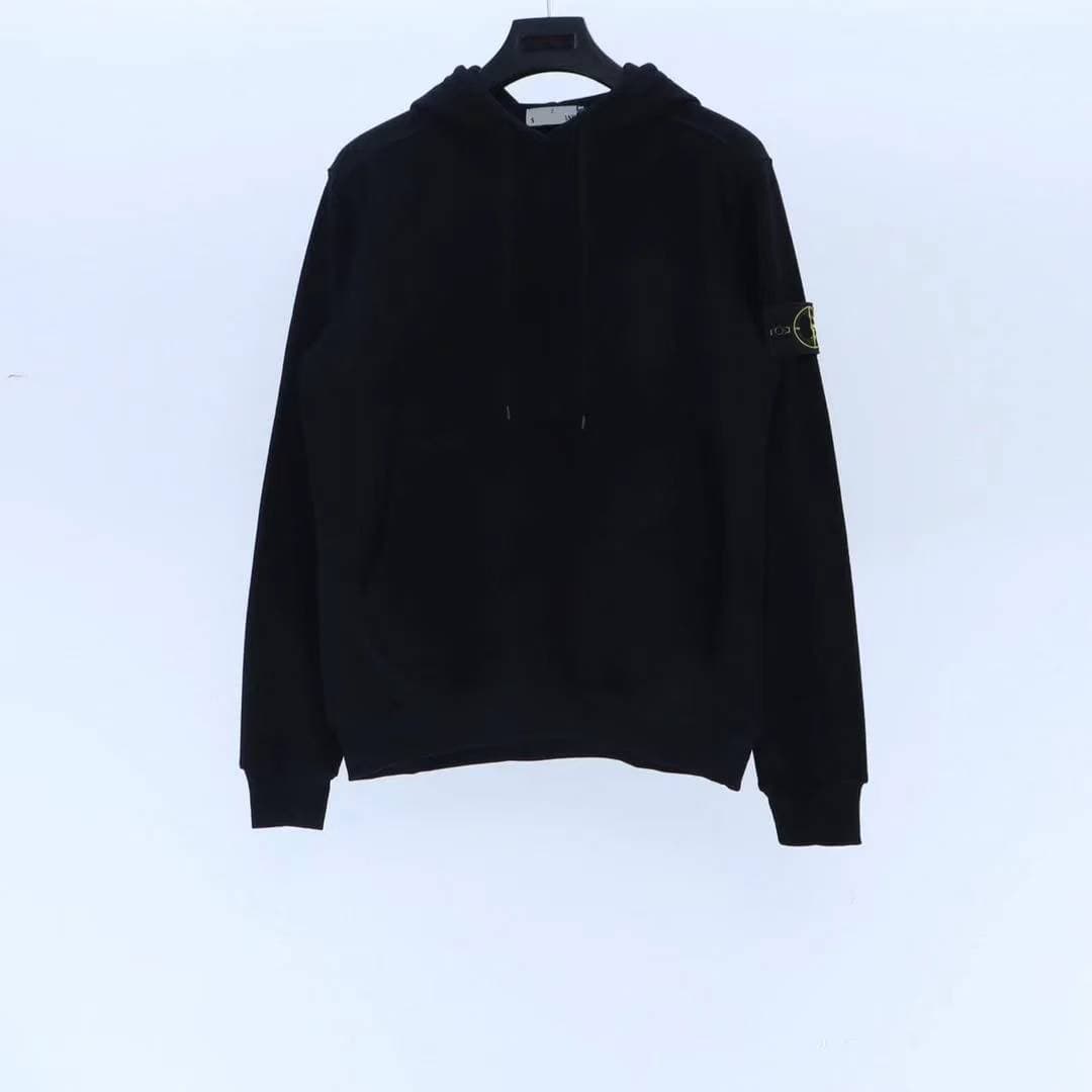 Sweat à capuche basique en pierre pour hommes, ample, tendance, marque, pull à capuche, Plus velours et épaississement