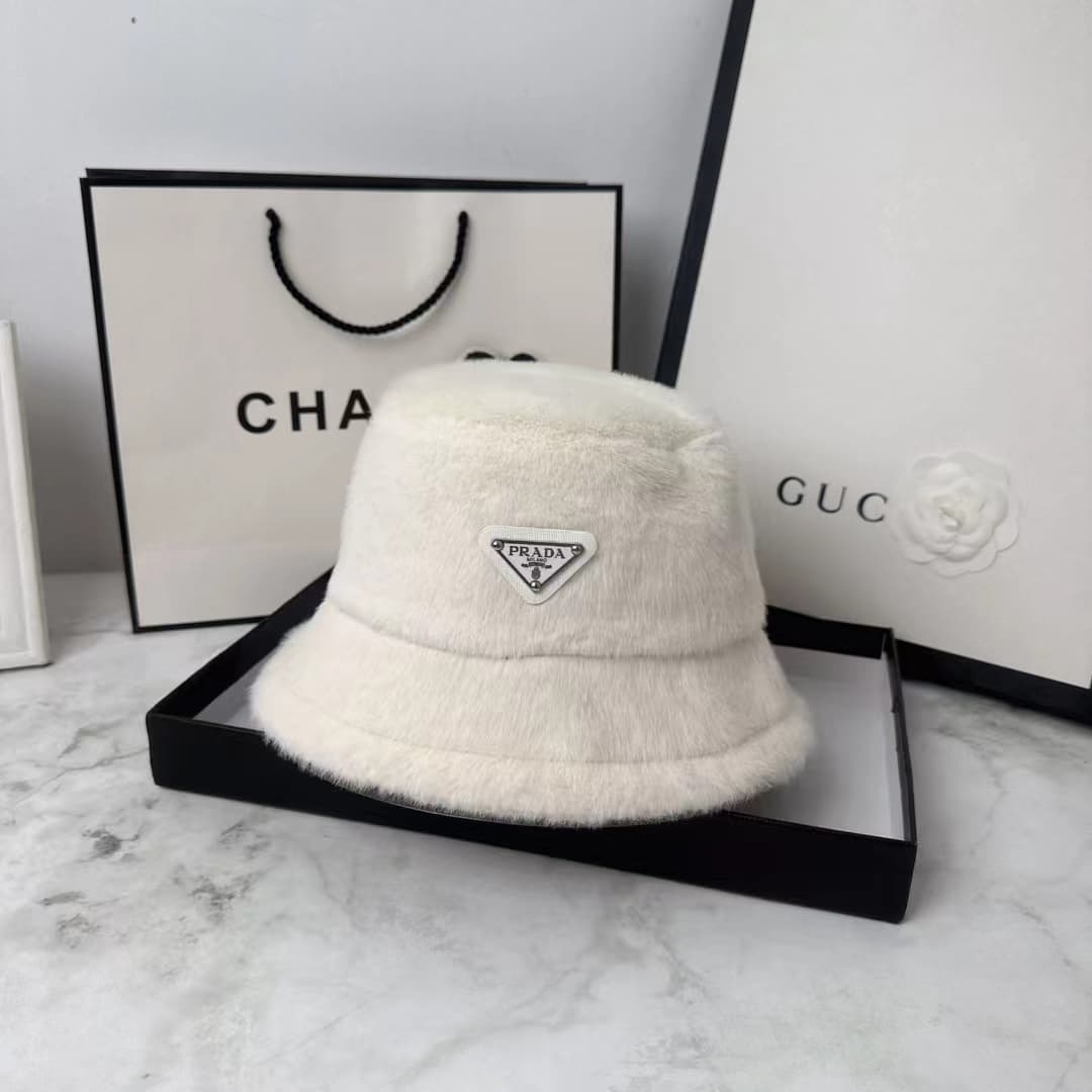Chapeau de pêcheur automne et hiver, marque de mode, petit chapeau chaud en peluche