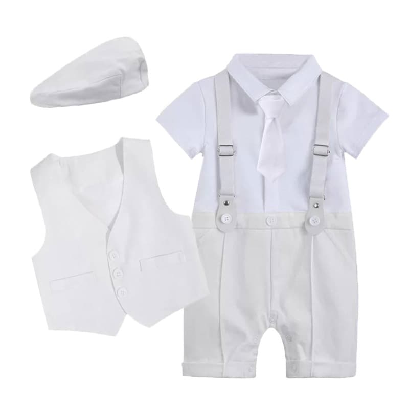 Mother&Kids Baby boy gentleman christening suit boy's one-piece climbing suit