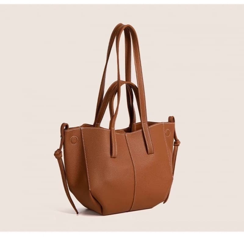 Sac cabas français haut de gamme de grande capacité, idéal pour les femmes.