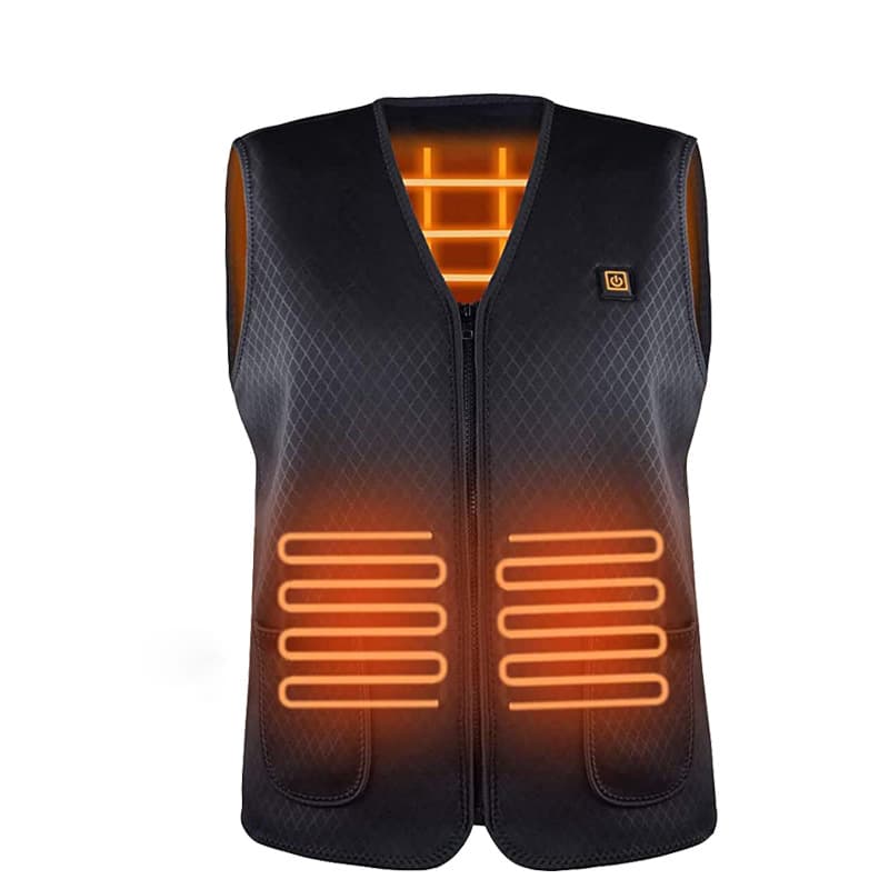 Heated vest winter new men's casual vest charging heating USB interface intelligent constant temperature heating vest
