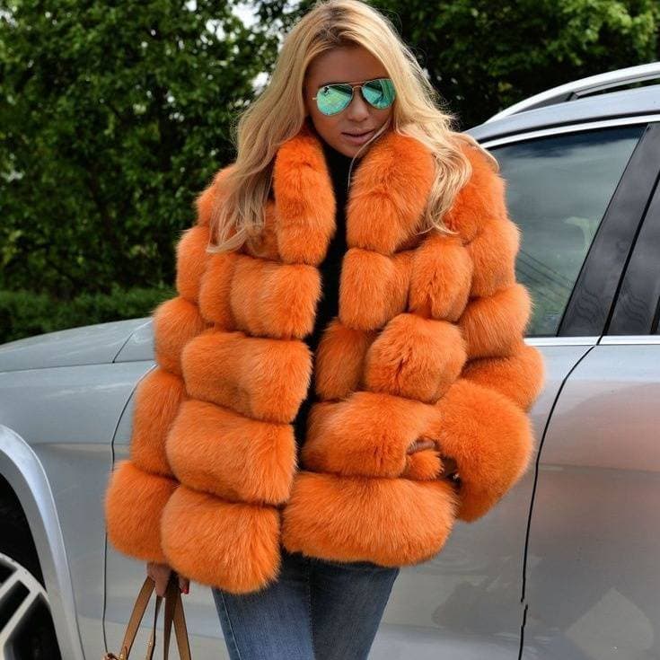 Women's Clothing new fur coat women's fur coat fox fur splicing ready