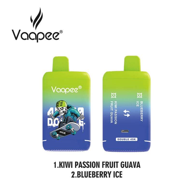 VAAPEE Double 45K Vape jetable 45 000 bouffées Double saveur Prix d'usine en gros