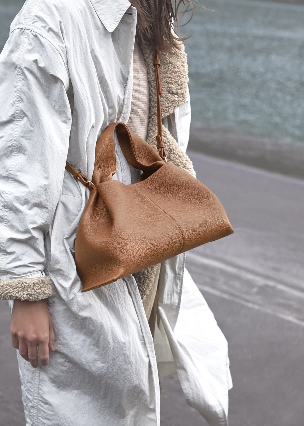 Sac à lunch portable Cloud Dumpling pour femmes 2025, nouveau modèle tendance transfrontalier, style français, bandoulière simple