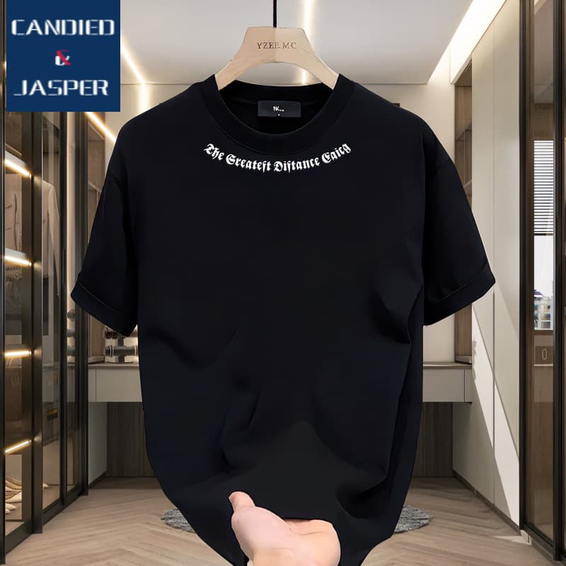 C&J 2024 American Youth Short sleeved T-shirt Unisex Spring/Summer New Loose Bottom Top