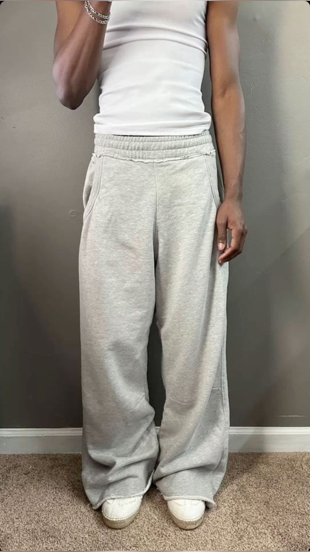 Cross Border TK Hot Selling Jaded London Street Gray Casual Pants Couple Sweatpants Sweatpants Pants