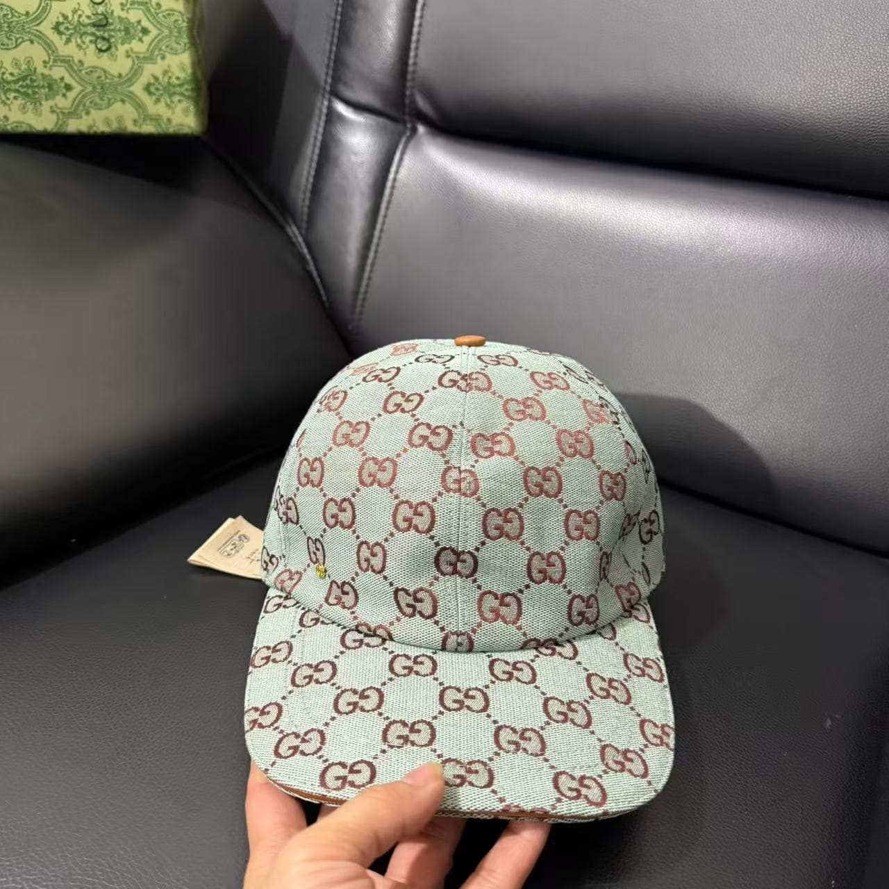 Casquette de baseball classique et éternelle ajustable en jacquard avec motif bec de canard et carreaux