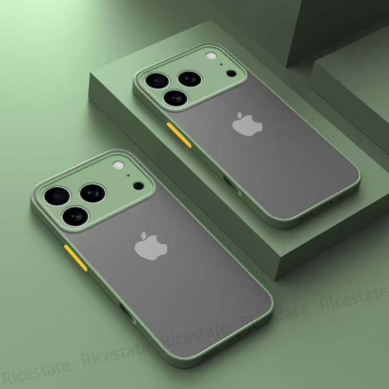 Coque de téléphone antichoc pour iPhone 17 Pro Max, iPhone 17 Pro, iPhone 17 Air, coque rigide en silicone