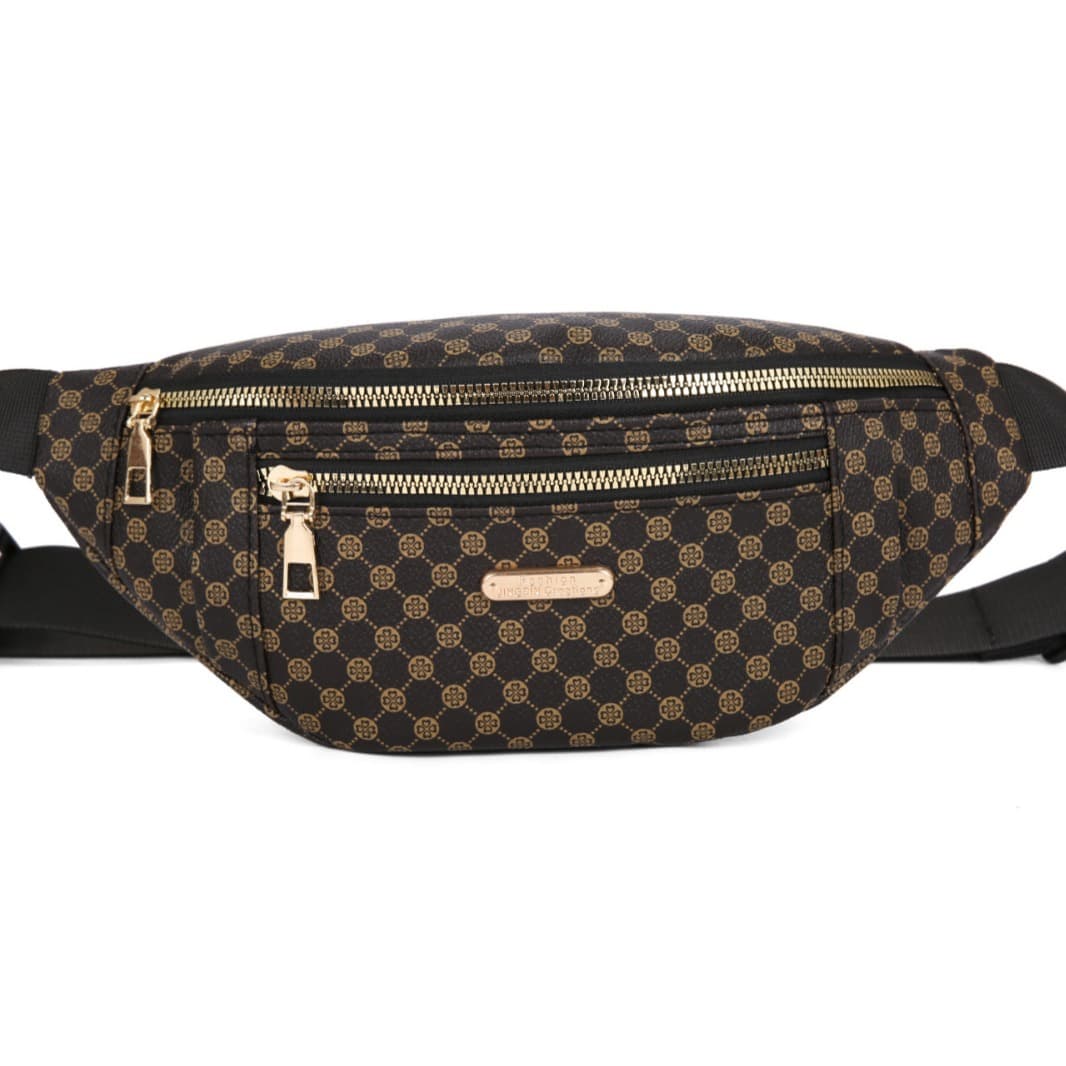 Fanny Pack Fashion Brand Printed Women's Breast Bag Outdoor Sports Single Shoulder Crossbody Bag Multi-functional Women's Bag
