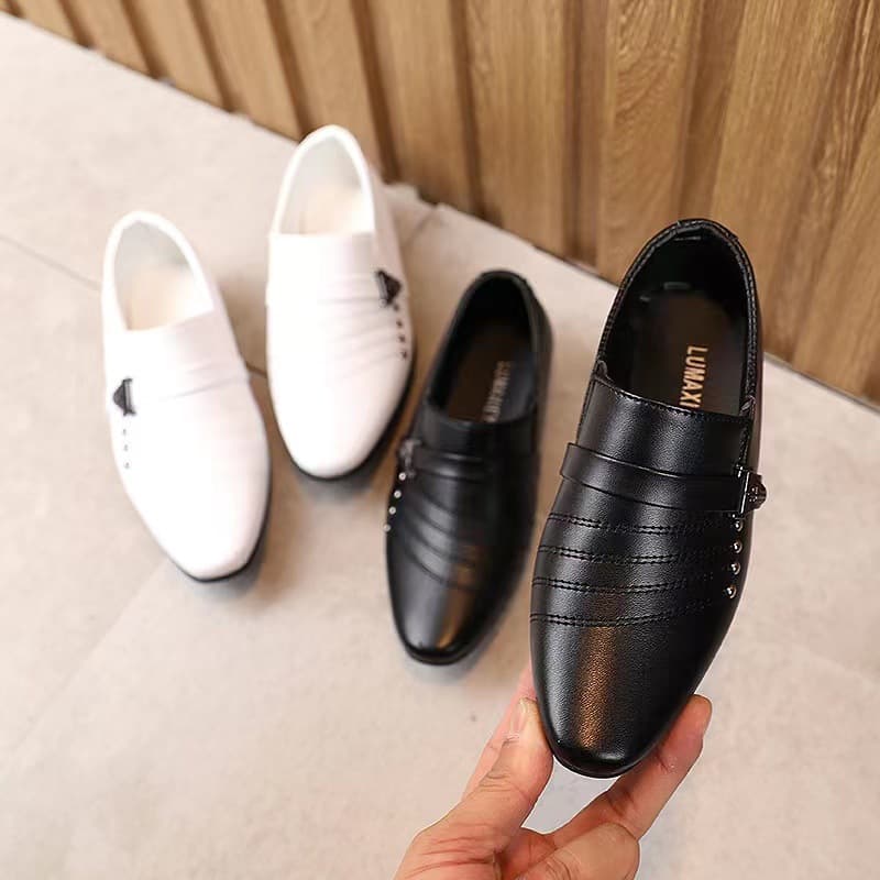 Boys' Leather Shoes, British Style Children's Shoes, Spring And Autumn Children's Fashion Show Performance Shoes