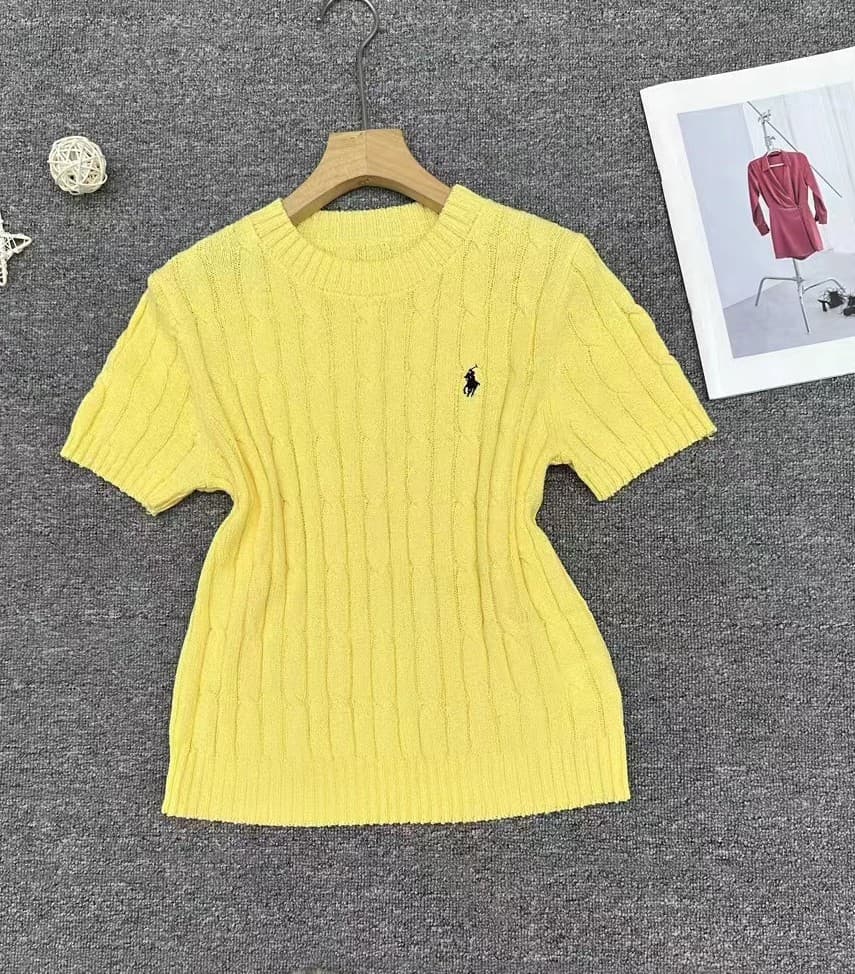 Pull à col rond pour femmes, câble torsadé Newton brodé, haut de tempérament