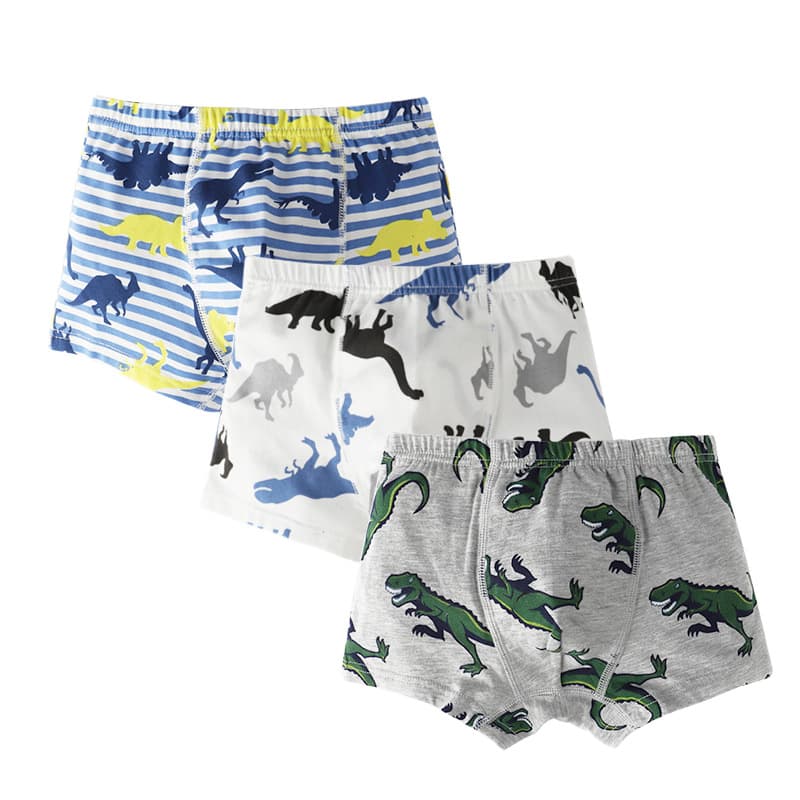 Kid's Clothing Children's underwear dinosaur boy four-corner boy baby cartoon shorts elementary school boy 1-3-12 years old boxer underwear