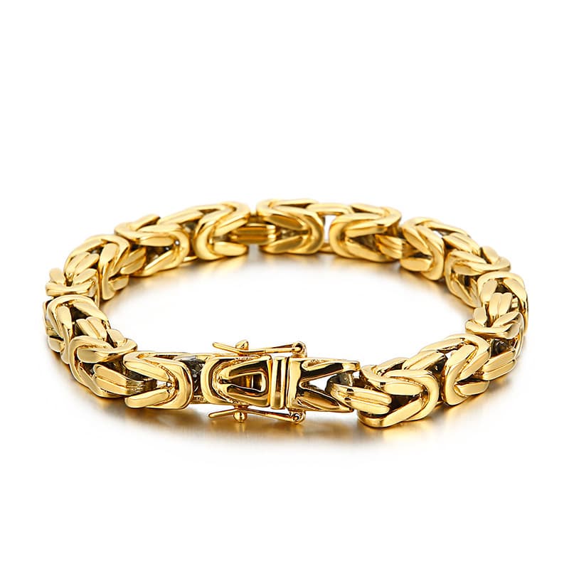 Men's Jewelry Street Fashion 316L Stainless Steel Emperor Chain Bracelet Personality Trendy Accessories