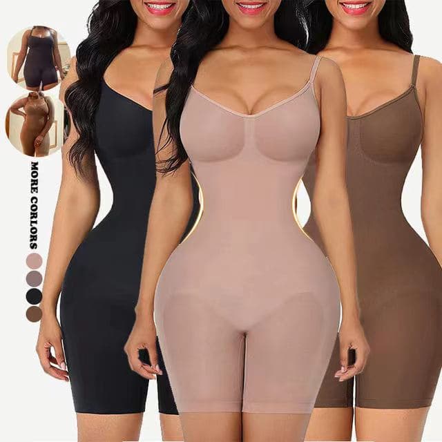 European and American cross-border one-piece corset belly contracting hip lifting boxers open crotch postpartum slimming clothes chest support sling c