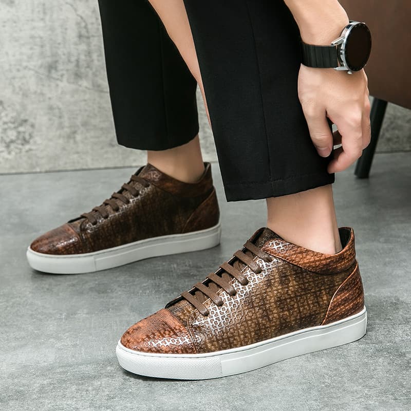 Cross-border Independent Station Chaussures homme en cuir style business casual européen et américain, version coréenne, grandes tailles