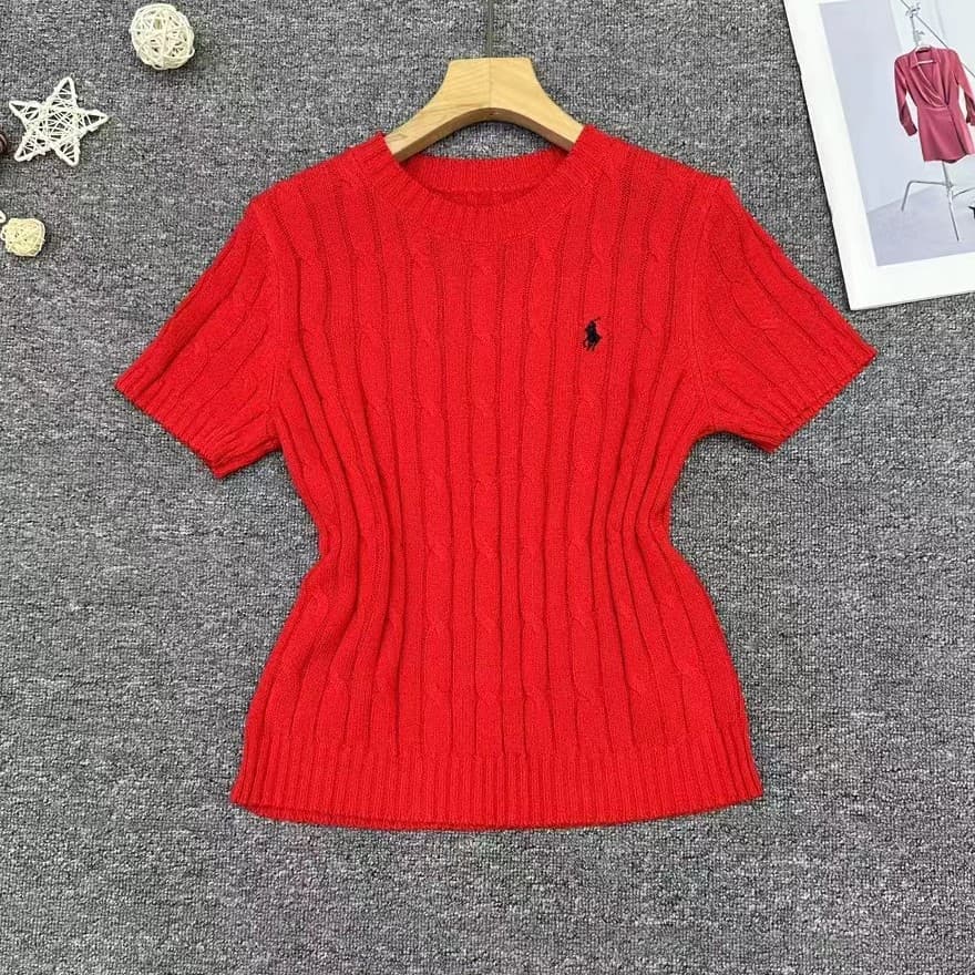 Pull à col rond pour femmes, câble torsadé Newton brodé, haut de tempérament