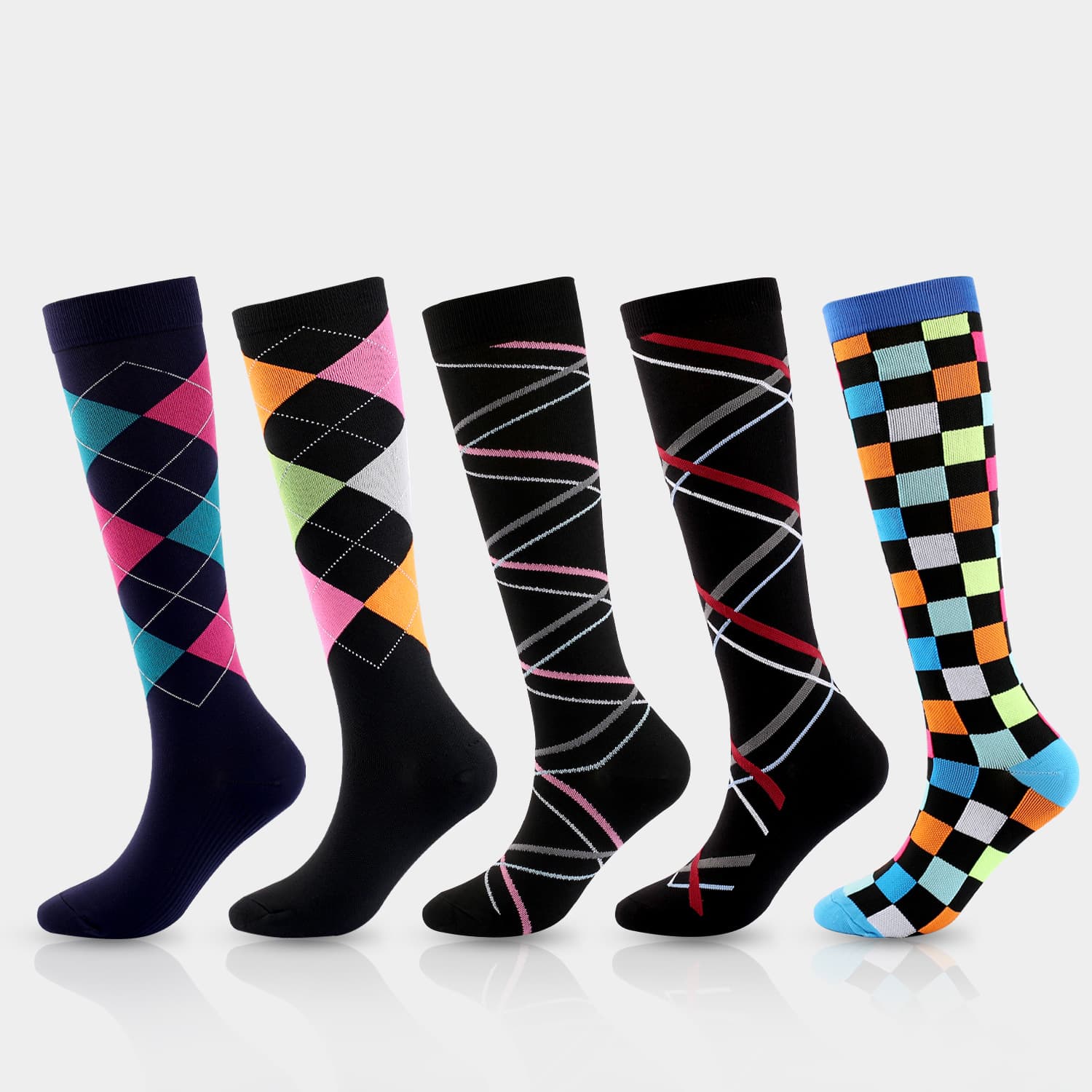 Socks compression slimming socks for men and women, long-tube sports compression socks, outdoor running socks, Compressionsocks