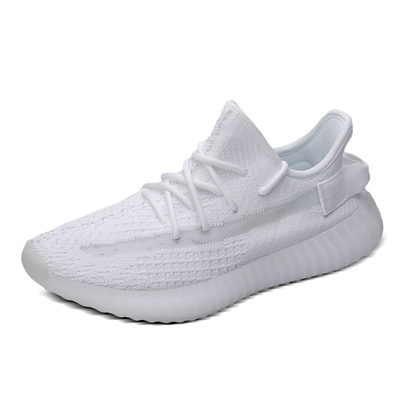 Chaussures de couple pour hommes 350 véritables semelles en pop-corn, chaussures de sport légères, chaussures de course décontractées et souples
