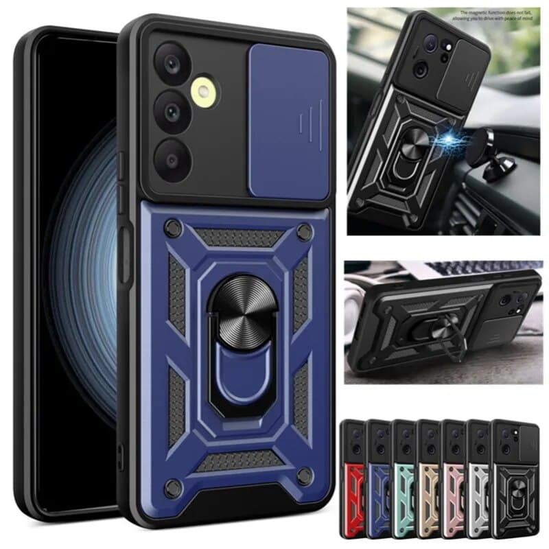 Armor Case For Samsung Galaxy A15 A25 A35 A55 5G A05 A05S A14 A24 A34 A54 A13 A33 A53 A73 Cover Ring Magnetic Holder