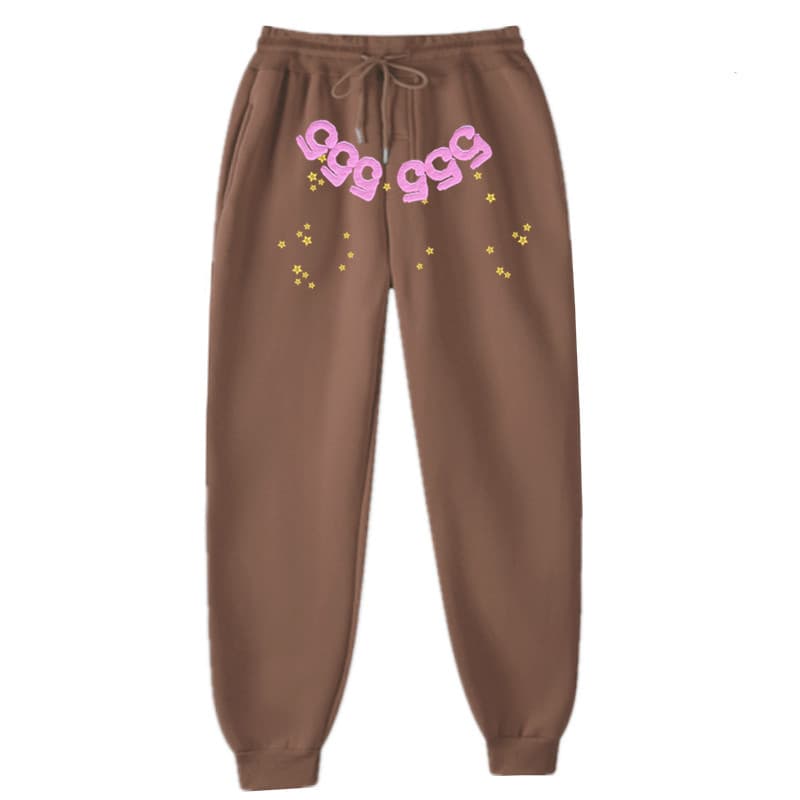 Sweat à capuche et pantalon de survêtement imprimé automne/hiver de la série Spider 555