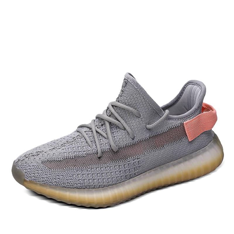 Chaussures de couple pour hommes 350 véritables semelles en pop-corn, chaussures de sport légères, chaussures de course décontractées et souples