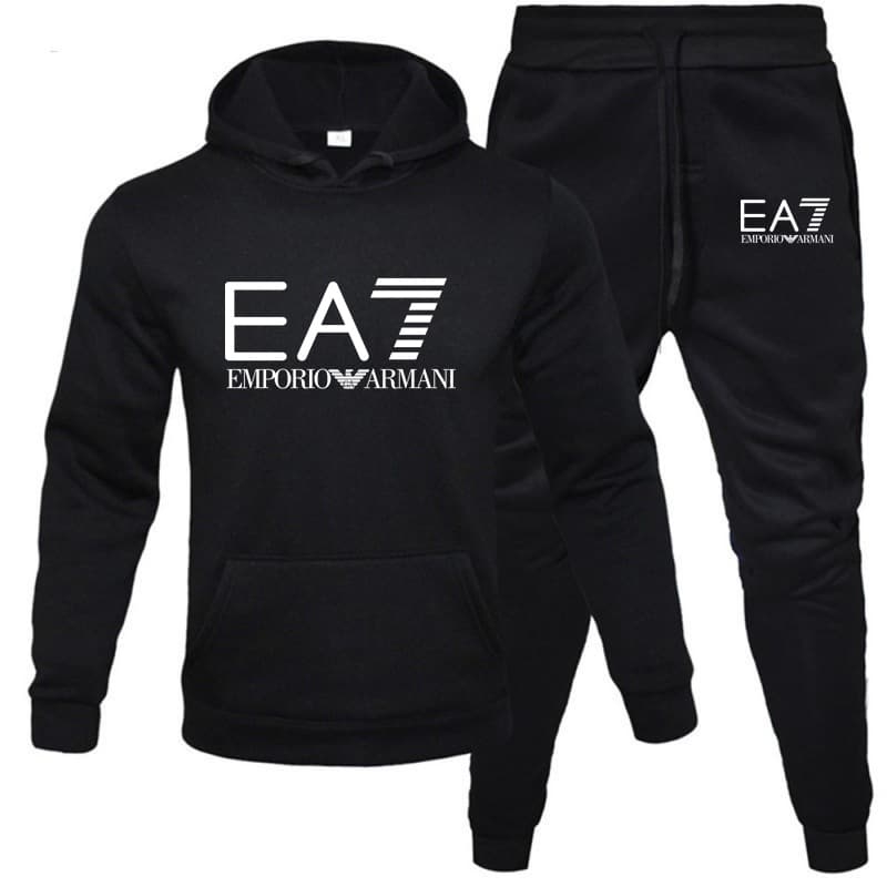 Sweat-shirt à capuche automne et hiver 2024, ensemble de deux pièces de vêtements de sport, pantalon hip-hop pour hommes, vêtements de mode, vêt