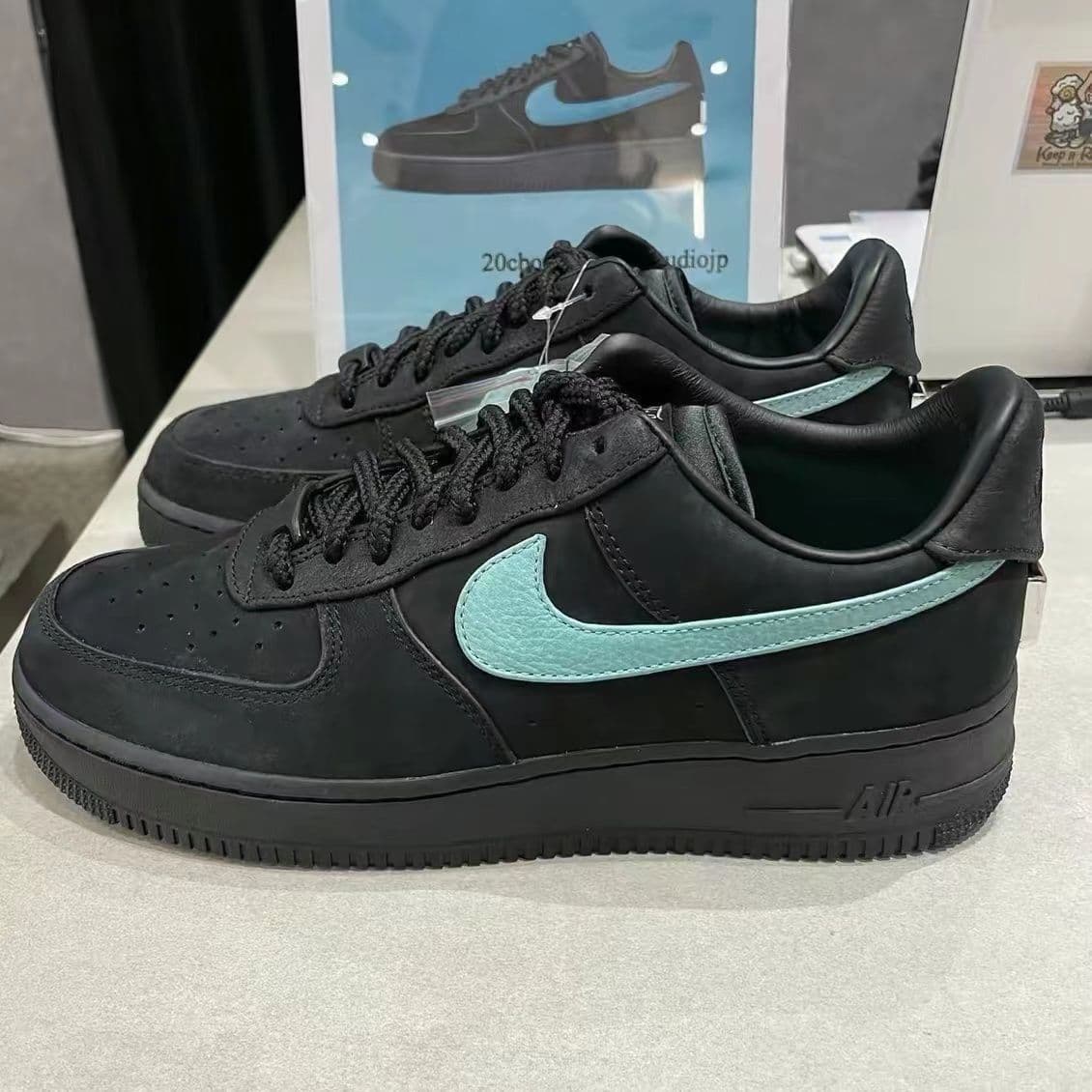 Air Force No.1 Tiff Any Joint Chaussures de sport décontractées pour hommes et femmes Noir Vert