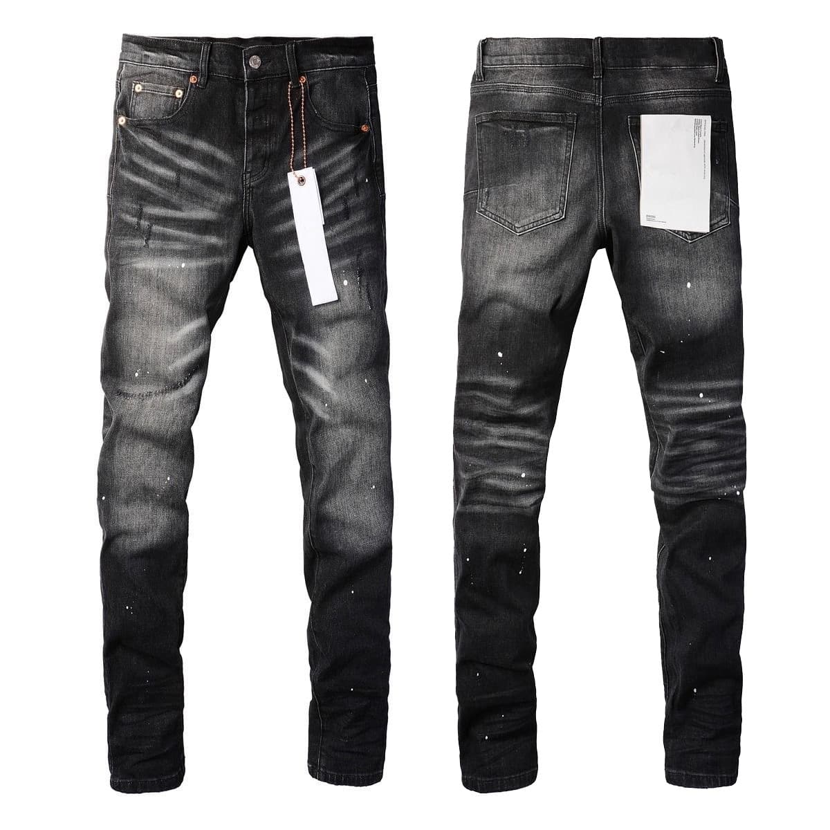 Men's High Street Skinny Jeans Hip Hop Retro Distressed Washed Stretch Denim Spring
