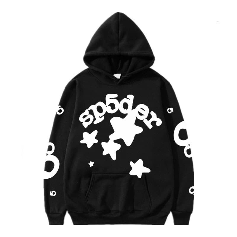 Sweat à capuche et pantalon de survêtement imprimé automne/hiver de la série Spider 555