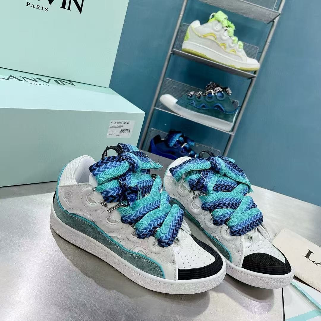 Chaussures de sport décontractées rétro en cuir véritable patchwork, style européen et américain, pour hommes et femmes.
