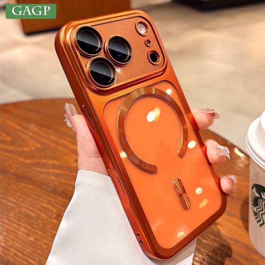 17Promax Cases Original Soft Case For Iphone 17 Pro Max Iphone17 Promax Transparent Lens Film Wireless Charging