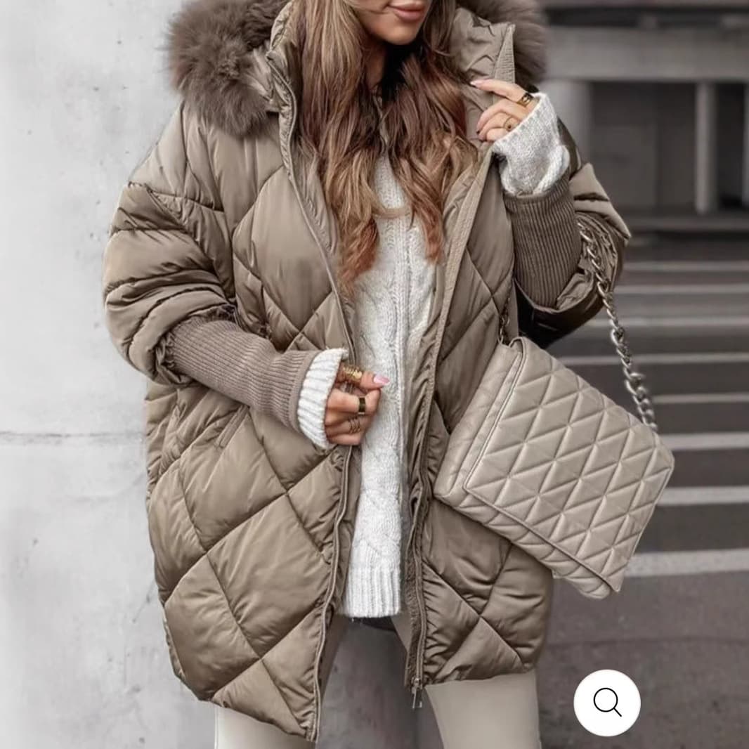Women's Clothing Temperament Winter Hooded Cardigan Jacket