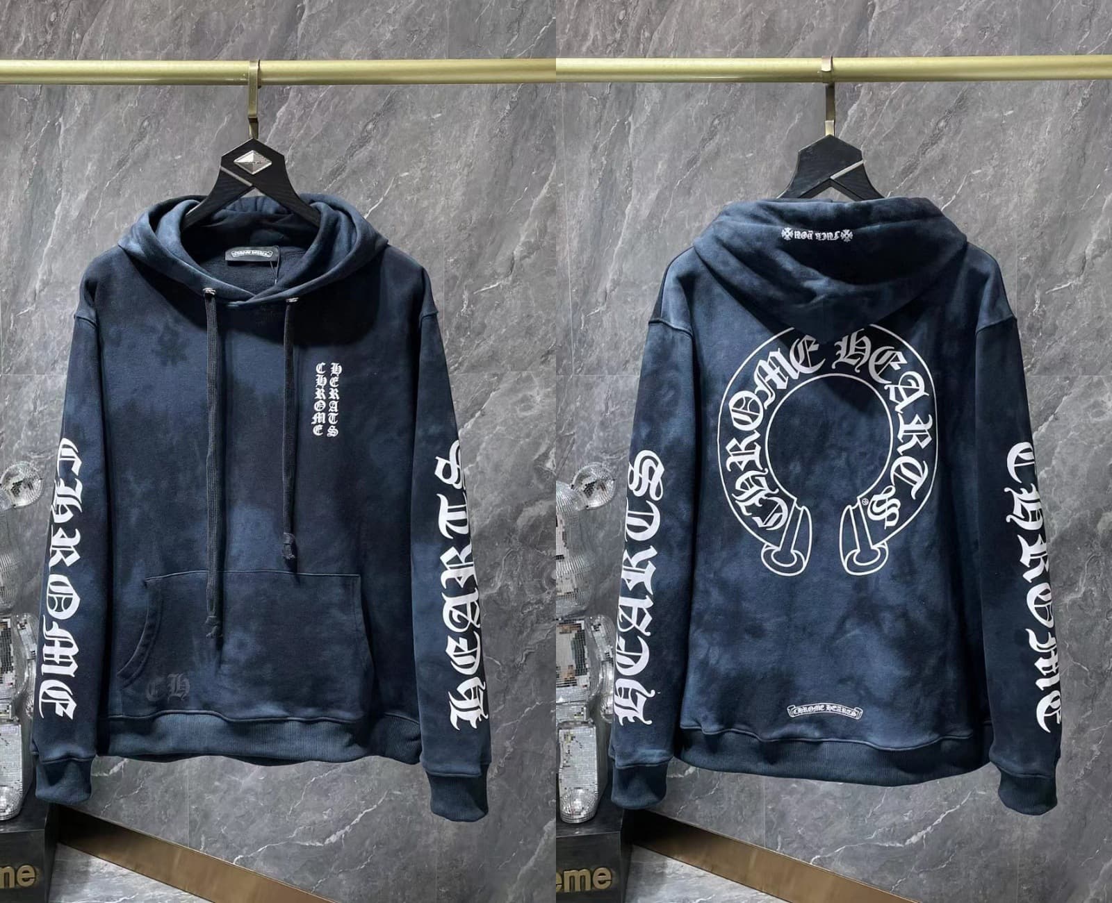 Sweat à capuche Chrome Hearts Cross, version correcte 25ss, polyvalent et tendance, vente en gros