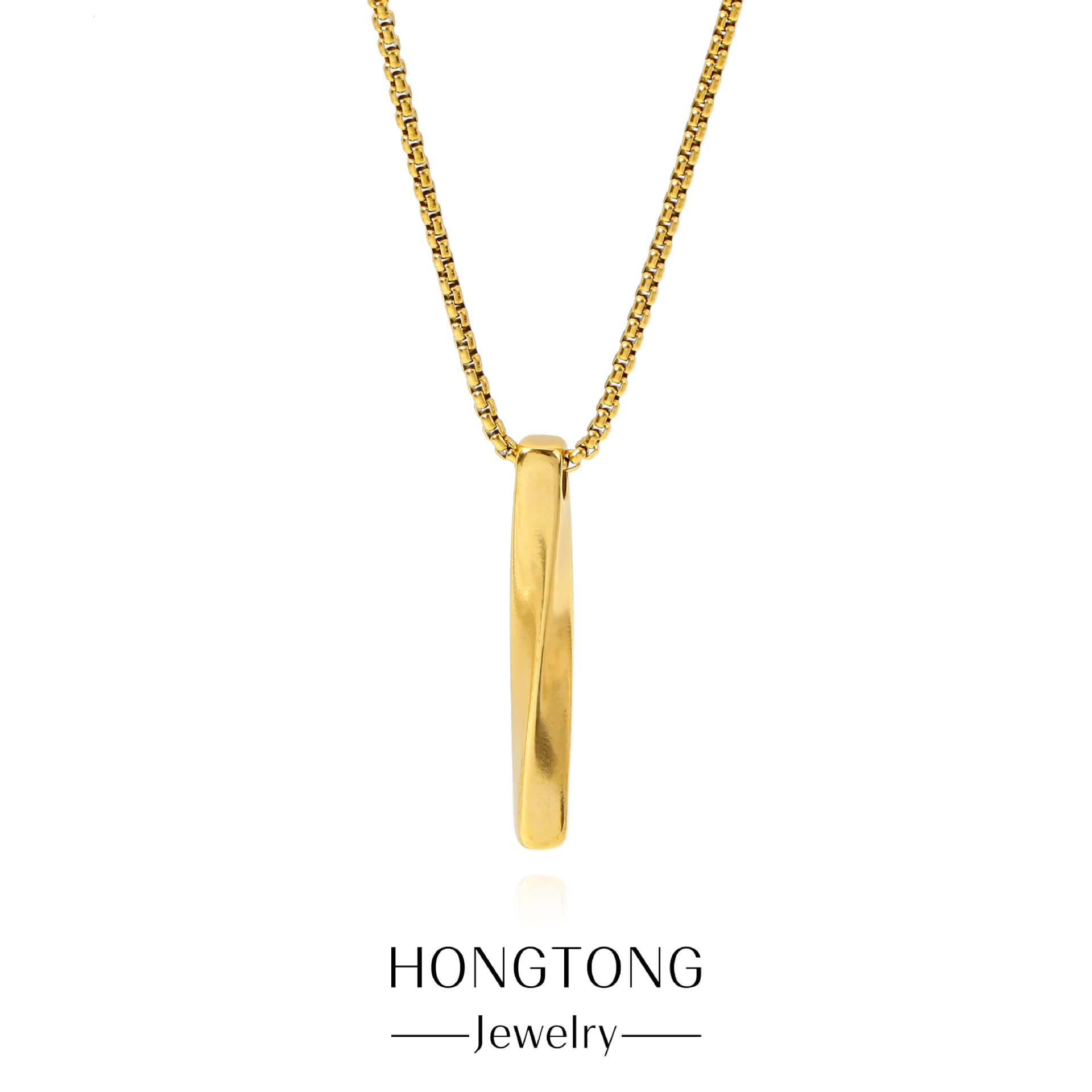 Classic Titanium Steel Necklace Hip Hop Style Personalized Pendant Fashion Men's Item Jewelry
