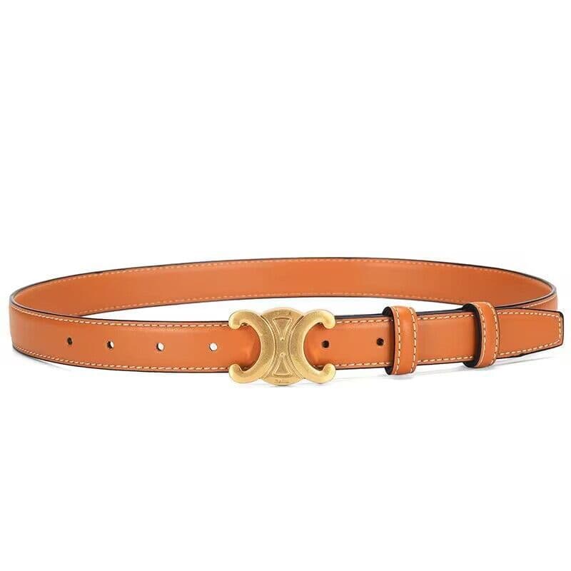 Nouvelle vente chaude Double C ceinture femmes 2.5 ceinture mince ceinture décorative polyvalente décontractée