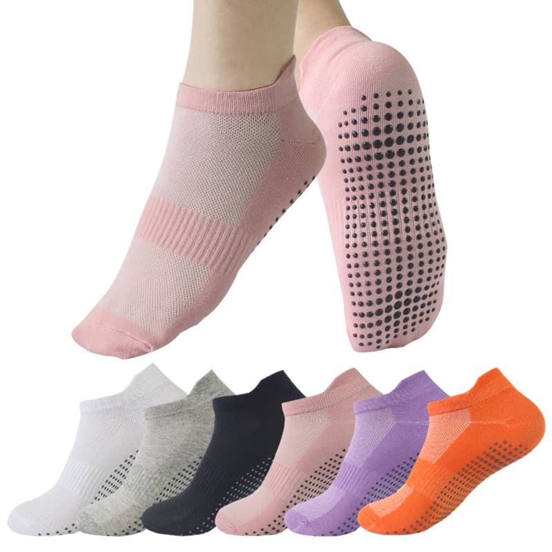 Glue yoga socks Pilates sports socks for women with grip Barefoot workout non-slip socks
