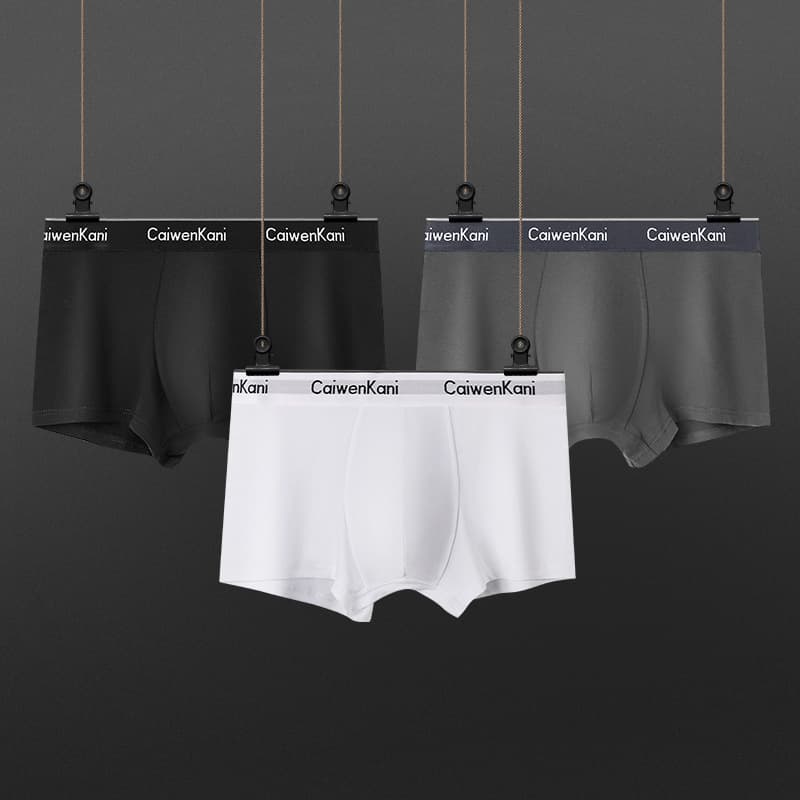 Boxer pour homme en coton respirant et modal, short d'été fin pour garçon
