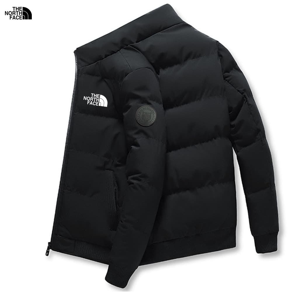 Veste à col montant pour homme, veste chaude en coton épais pour l'automne et l'hiver, doudoune en coton