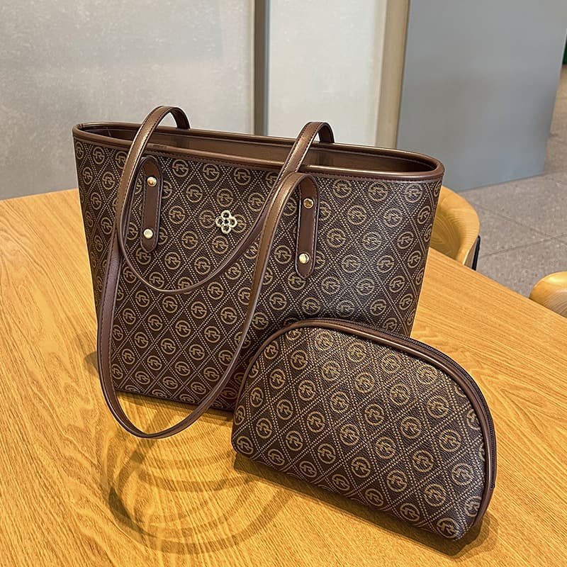 2023 New Good Women's Urban Simple And Fashionable Style Printed Shoulder Bag Commuter Large Capacity Tote Bag