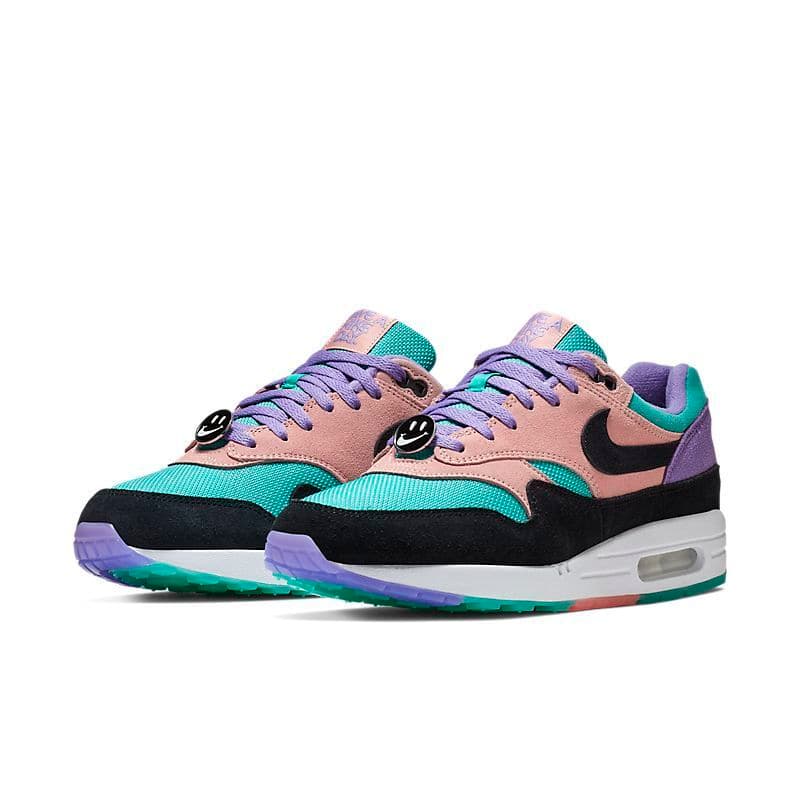 Air Max 1 87 Chaussures de course homme femme Have A Day Cutter Mystic Dates Together White Gum Anniversary Jewel University Aqua Royal SneakersCPYH