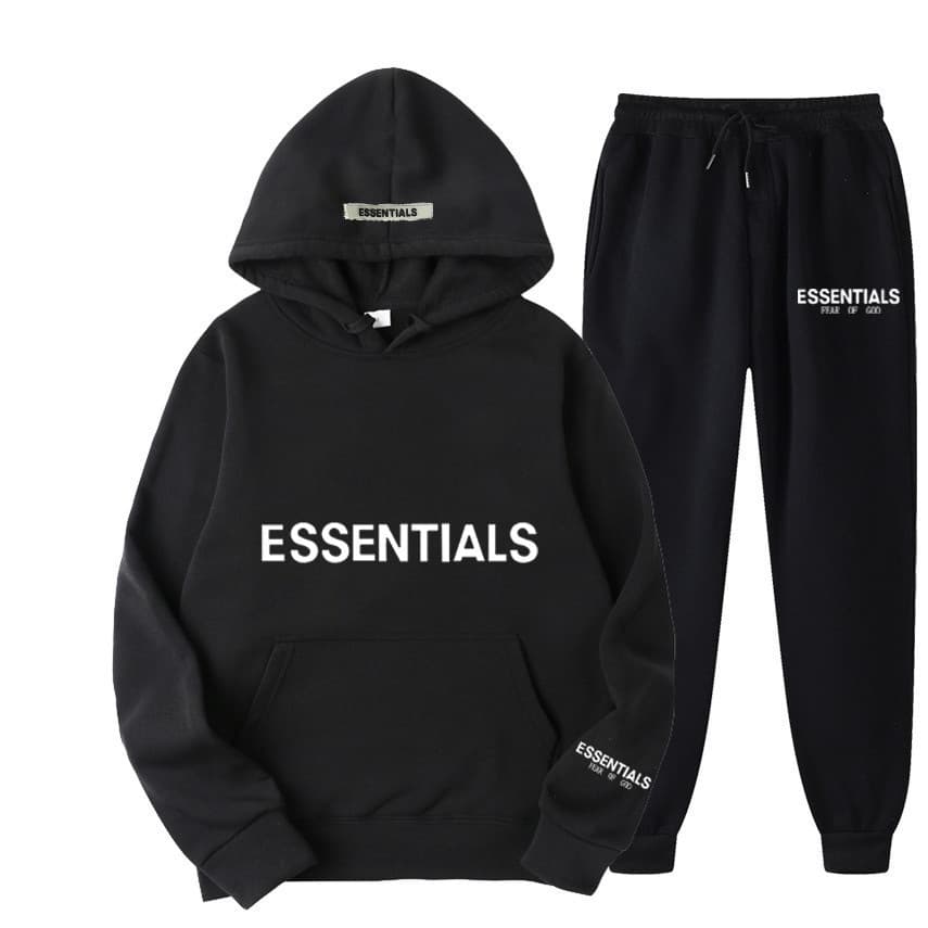 HY Sports Print Double Thread Essentials New Set Chest Couple Sweat à capuche
