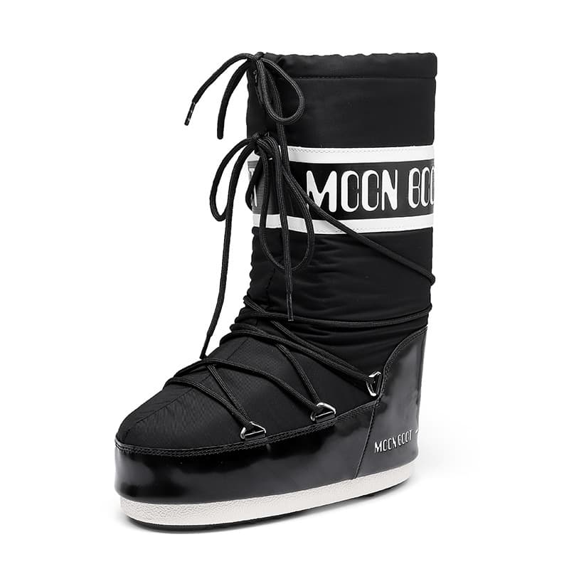 Bottes courtes à lacets pour femmes, collection hiver 2024 : chaudes et épaisses, en coton antidérapant et résistant à l’usure.
