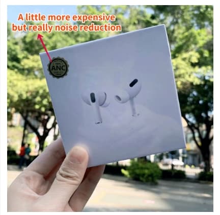 Meilleure version Airpods Pro 3 Airoha 1562A Puce ANC 1: 1 Copie Premium Écouteur Bluetooth sans fil Audio Spatial + Transparent + Actif