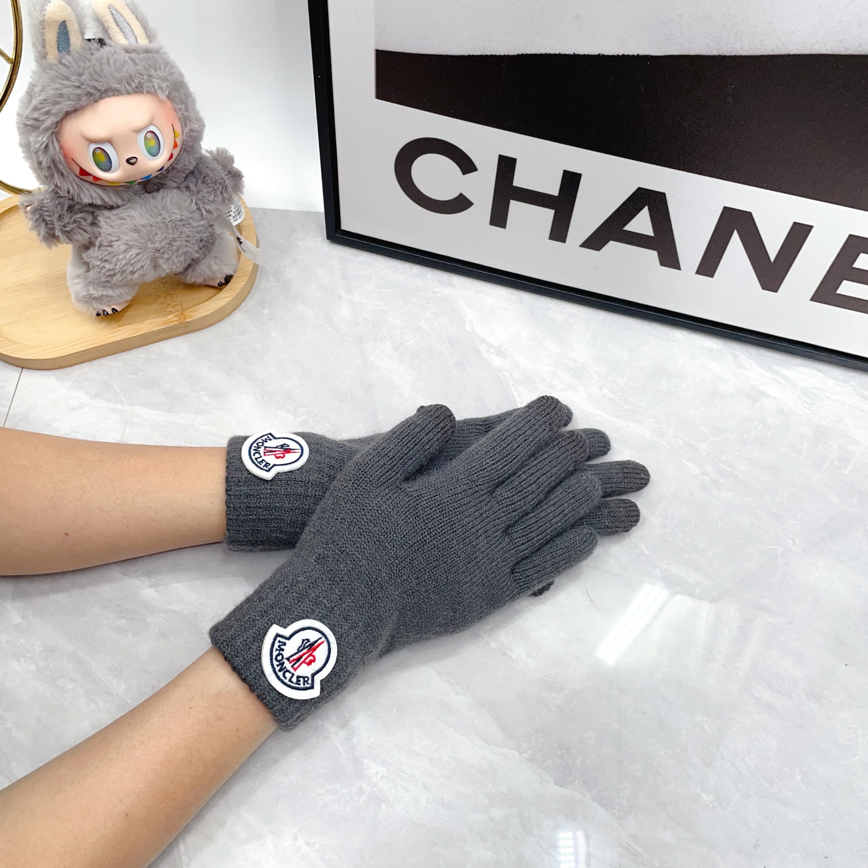 Gants en laine de qualité supérieure au design tendance, doublure polaire douce pour plus de chaleur, taille unique, disponibles à un prix abordab