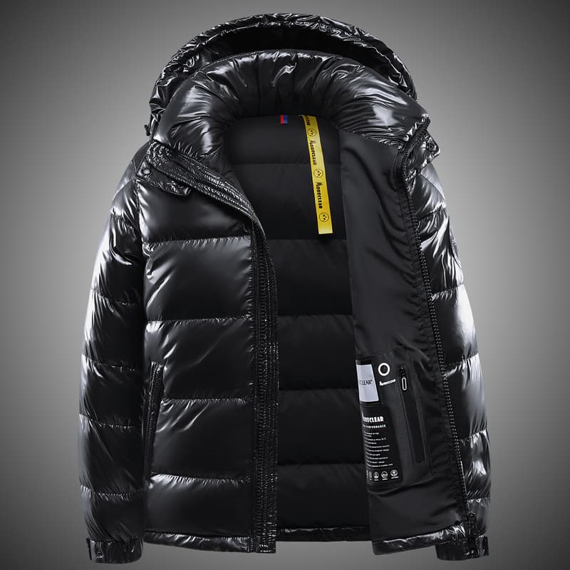 Men's Clothing [UrbanShield] Men's Winter Coat - Thermal Hooded Jacket | National Standard 90