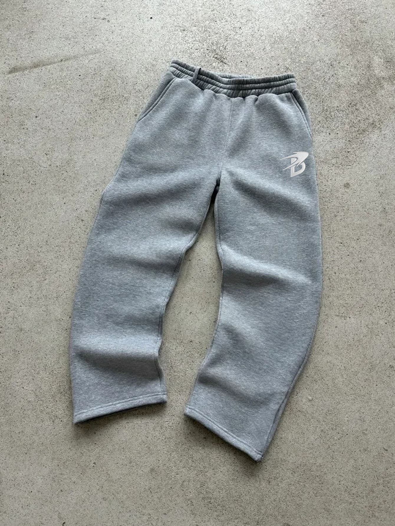 Ensemble sweat à capuche à patchs en caoutchouc pour homme - Survêtement streetwear, tenue décontractée oversize