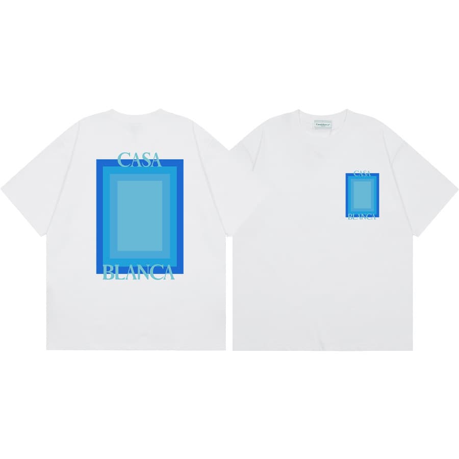 T-shirt ample à manches courtes pour hommes et femmes, imprimé printemps et été