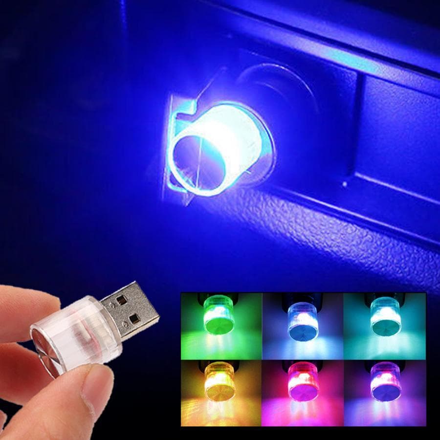 Mini Car USB Atmosphere Light Environment Light LED Night Light XYZ