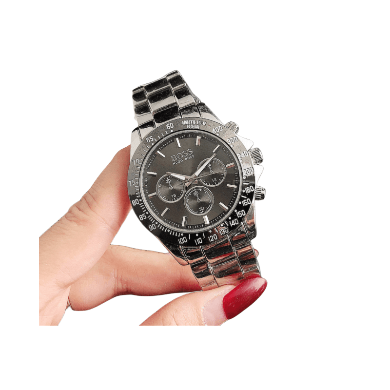 Montre à Quartz classique analogique numérique de luxe légère pour femmes, trois yeux, Six mains, diamants, alliage Emoji People, cadeau